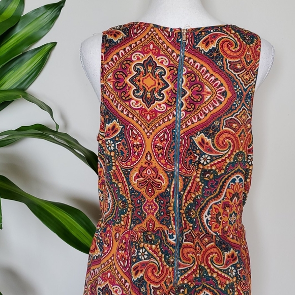 Multicolor pleated romper - Picture 8 of 9